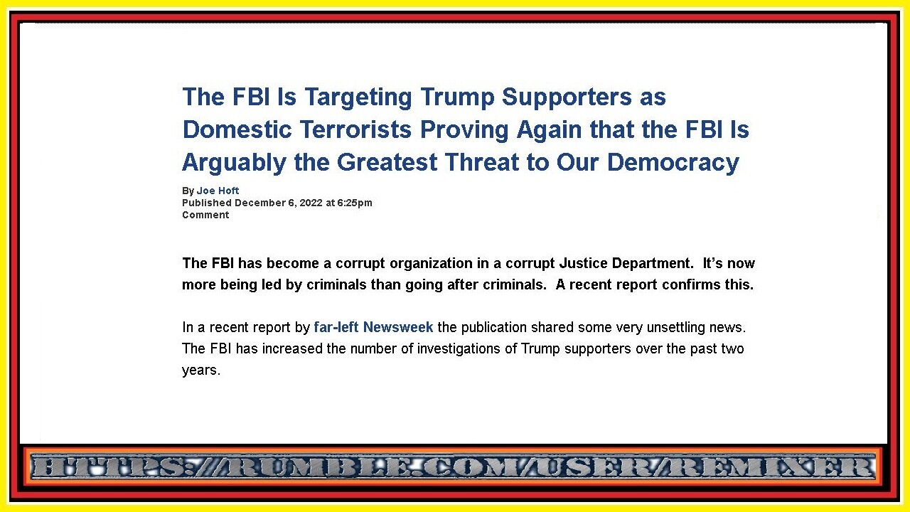 "FBI" domestic terrorists #1