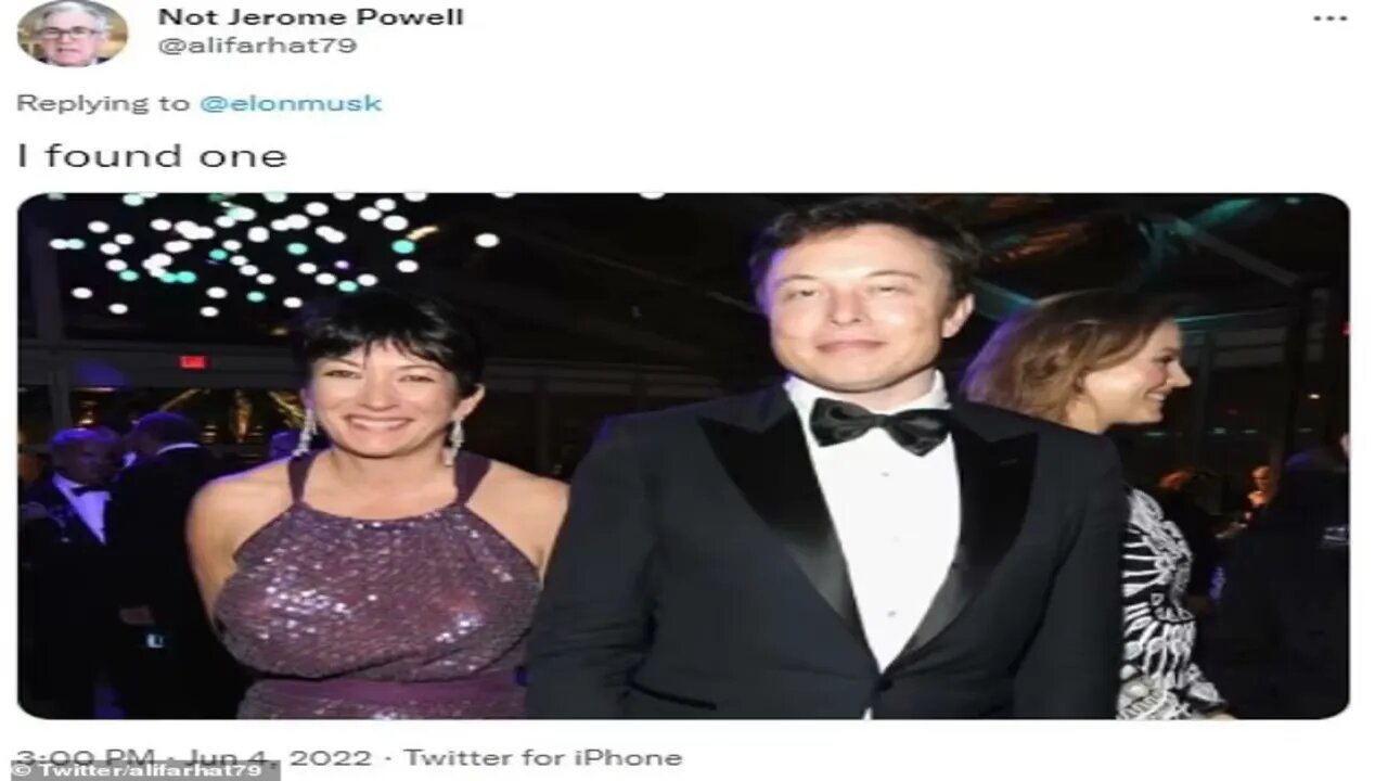 ELON MUSK LIVES DANGEROUSLY, IS NOW ASKING QUESTIONS ABOUT GHISLAINE MAXWELL AND JEFFREY EPSTEIN