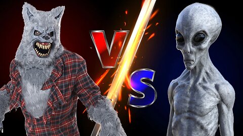 Werewolf Vs Alien Invasion - Nerf War