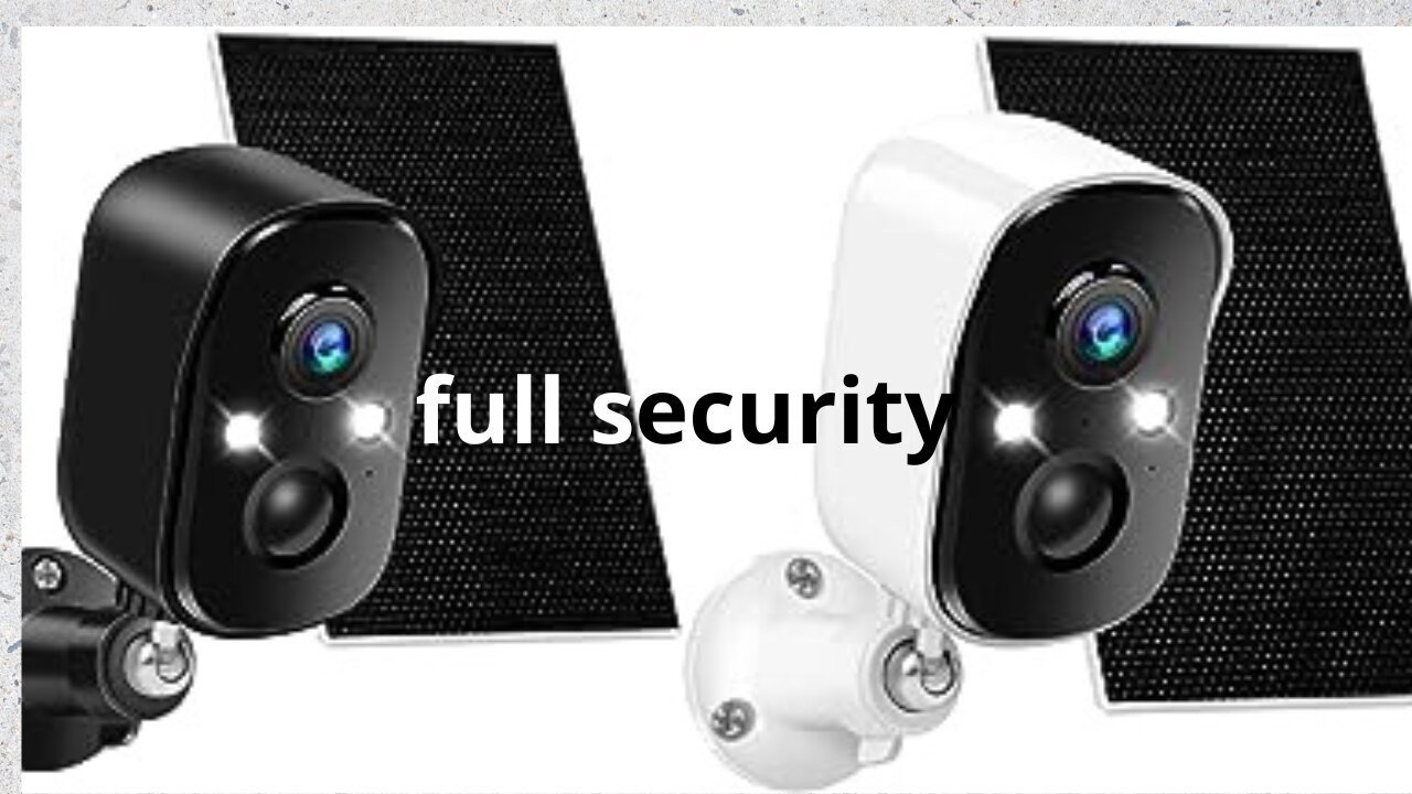 Viseefocu Wireless Solar Security Cameras