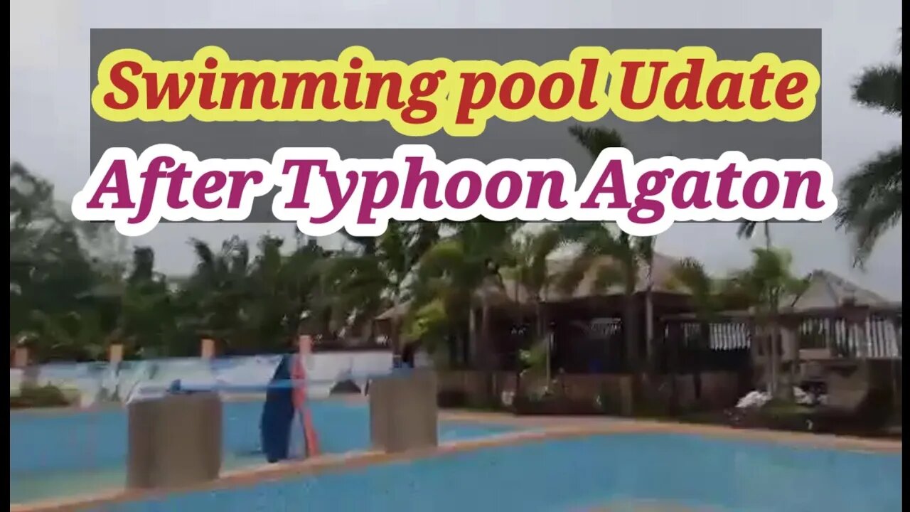 Philippines swimming pool renovation update after Typhoon Agaton Part 5