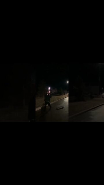 Long boarding in the night