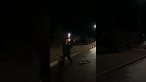 Long boarding in the night