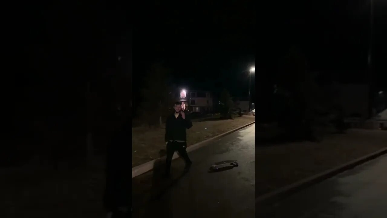 Long boarding in the night