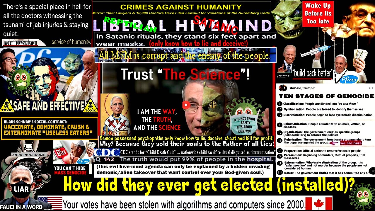 THE UNVACCINATED "Nobody is Safe!" (Related info and links in description)