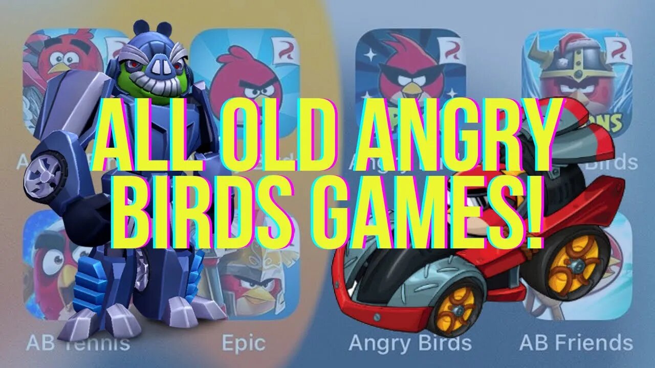 OG Angry Birds games *2021* gameplay montage