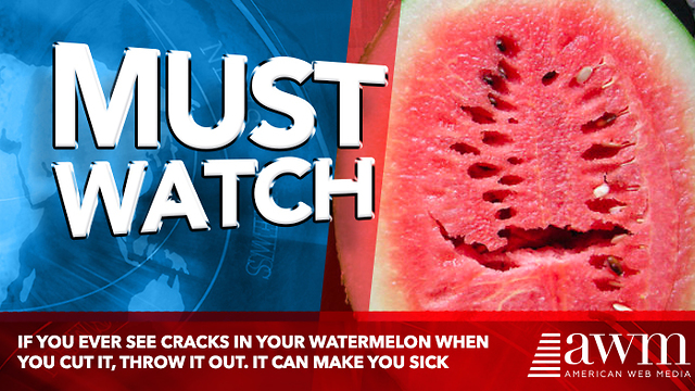 If You Ever See Cracks In Your Watermelon When You Cut It, Throw It Out. It Can Make You Sick