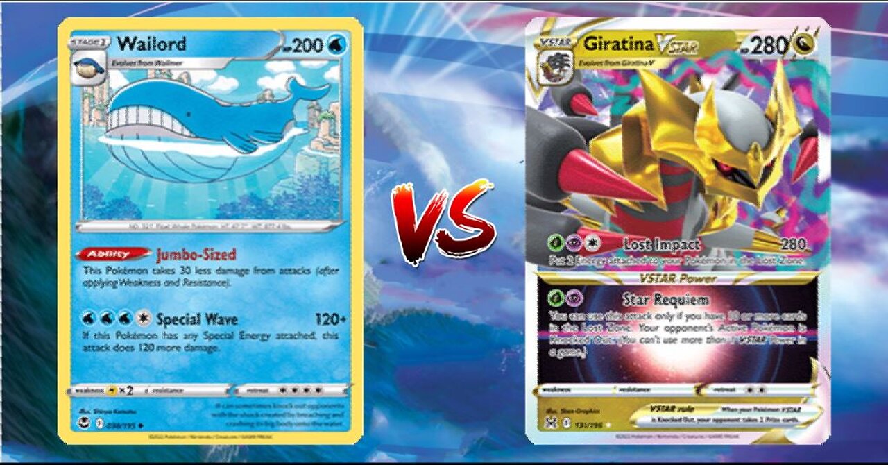 Pokemon TCG Online Wailord Frosmoth VS Giratina VSTAR Cramorant!!