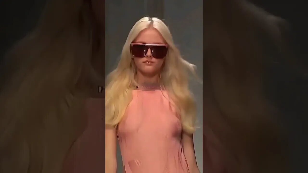 Vladaroslyakova in Versace Spring/Summer 2010 FashionShow by Donatella Versace