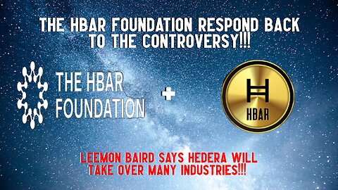 The HBAR Foundation Respond Back To The Controversy!!!