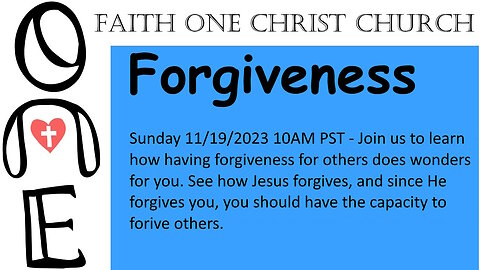 Forgiveness