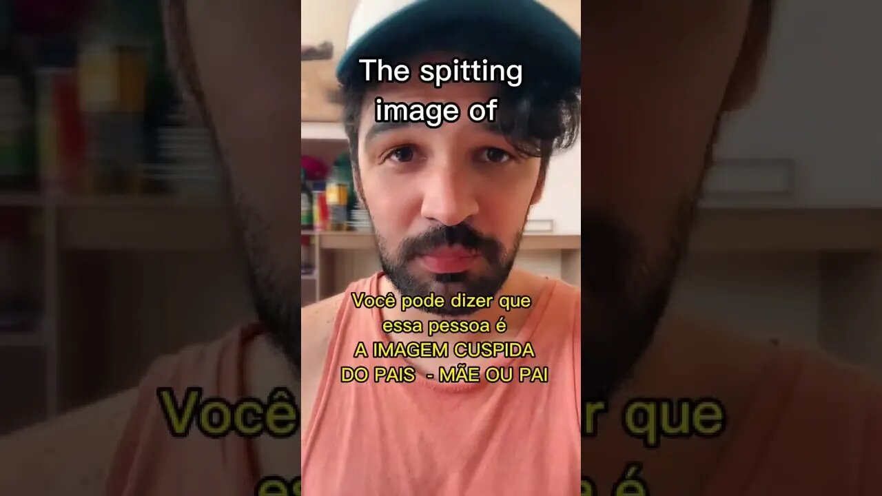 Ele/Ela é a imagem cuspida do pai/mãe