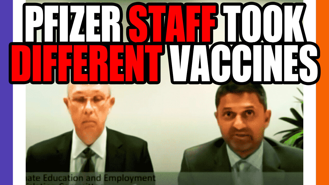 Pfizer Admits Their Staff Used Different Vaccines Than The General Public