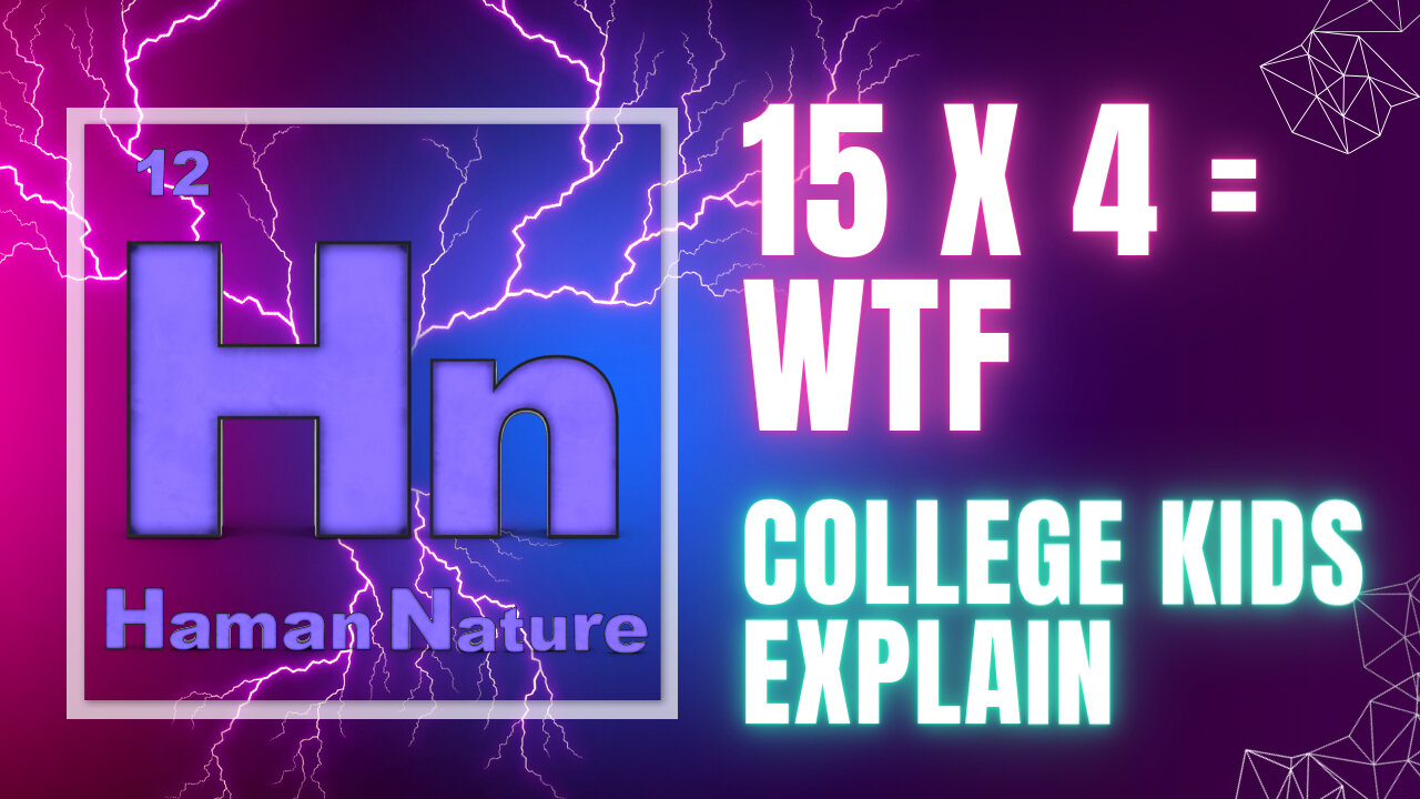 Happy Holidays! What is 15x4? Answer: Conformity | Hn 12