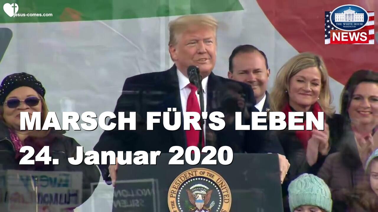 DONALD TRUMP 🇩🇪 Marsch für's Leben... Rede vom 24. Januar 2020