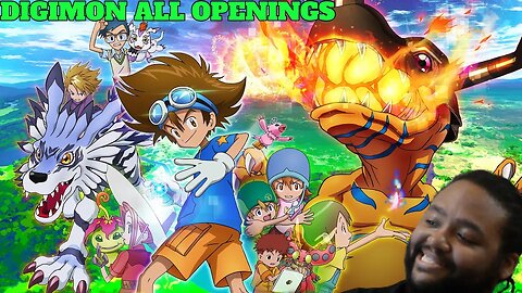 Digimon All Openings Reaction