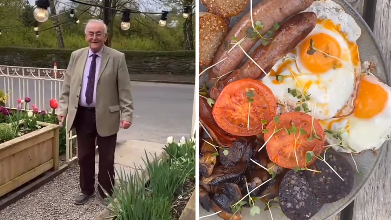 'John's Breakfast'...john's Reaction When He Sees His Dish Appear On Cafe Menu.