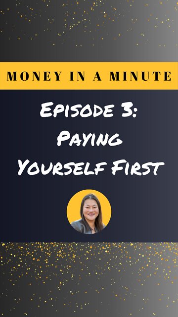 Money In A Minute | Paying Yourself First