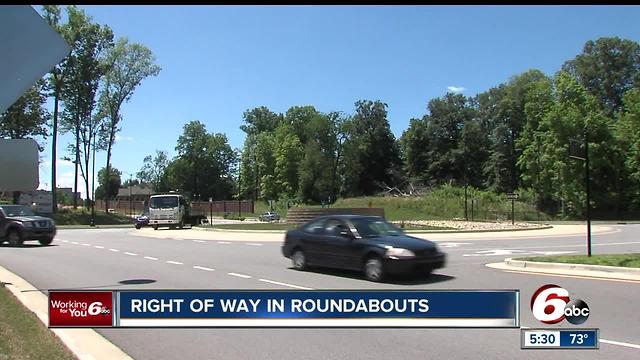 New law: Right of way of roundabouts