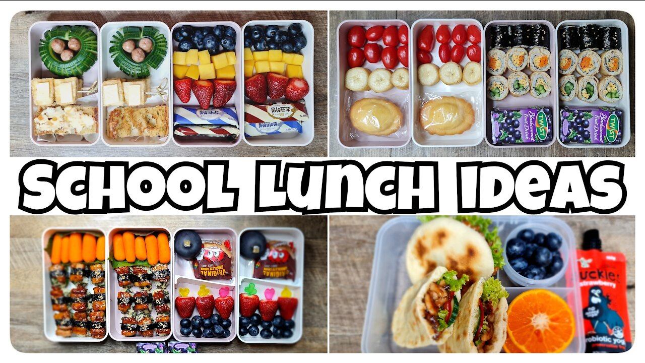 WEEKLEY SCHOOL LUNCHES 🍱 BENTO BOX :: Lunch Box Ideas