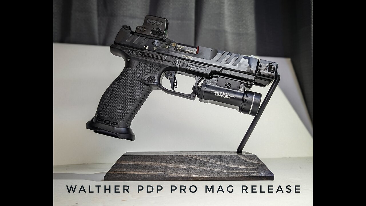 Walther PDP Pro Mag Release Reversal