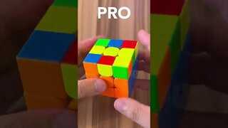 Rubik’s Cube: NOOB vs PRO vs HACKER