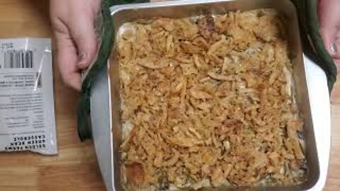 green bean casserole w/ dollar tree ingredients