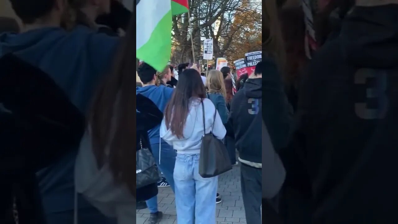 Pro-Palestinian protest at Leeds University (Nov 24th 2023) #leeds #LeedsUniversity