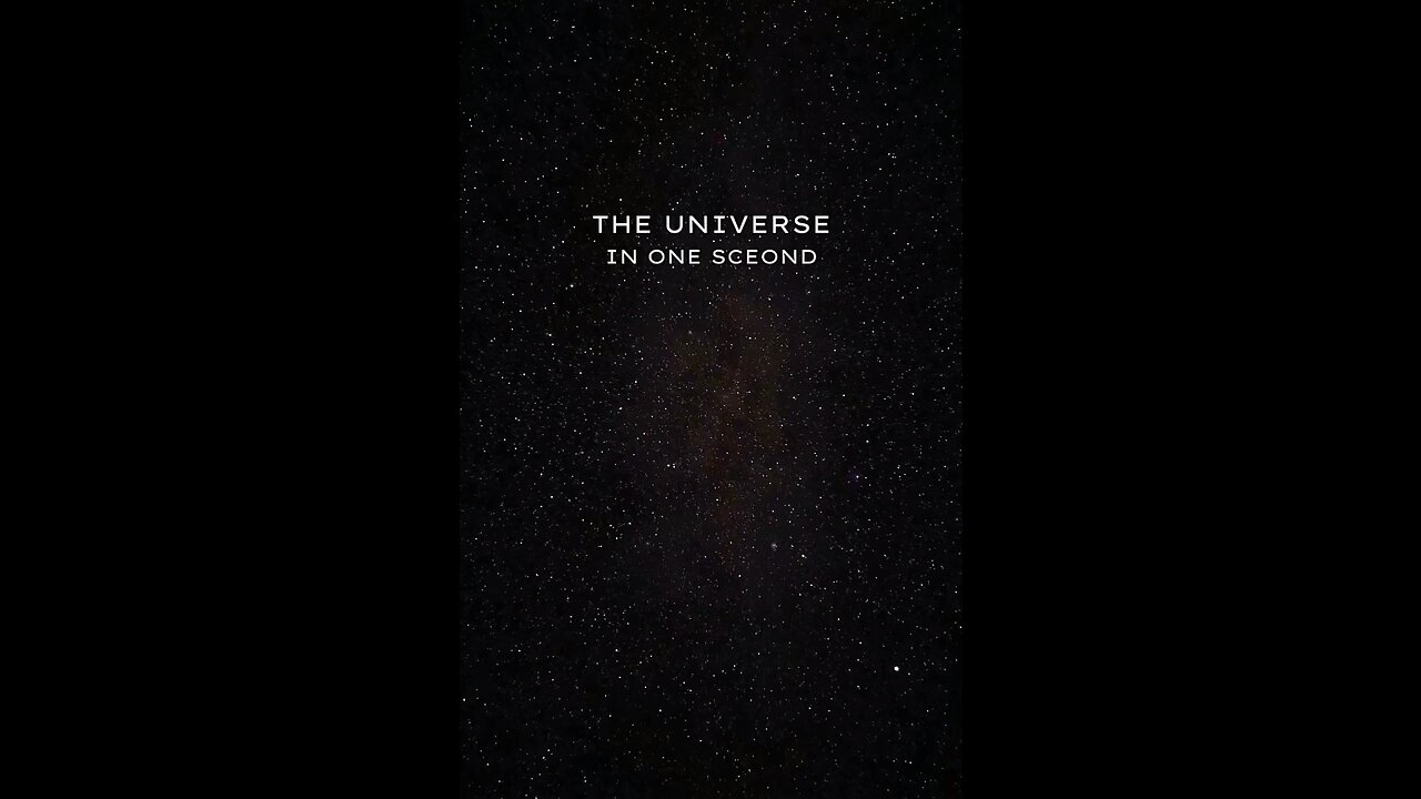 What happens to the universe after every second 😮