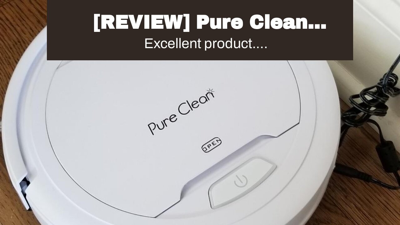 [REVIEW] Pure Clean Automatic Robot Vacuum Cleaner - Lithium Battery 90 Min Run Time & Self Pat...