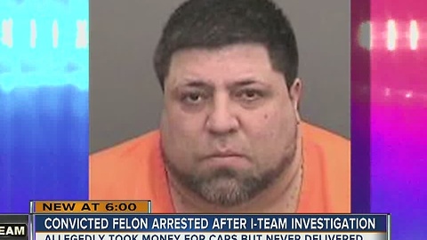 Convicted felon arrested after I-Team investigation