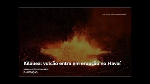 Kilauea: vulcão entra em erupção no Havaí