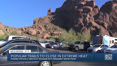 Popular Phoenix Camelback, Piestewa Peak hiking trails to close under extreme heat