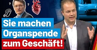 Unsere Körper sind keine Ersatzteillager für die Allgemeinheit! Martin Sichert - AfD-Fraktion im BT