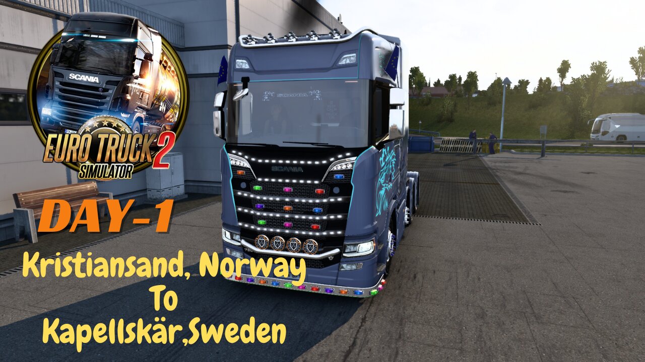 Ets2 l Norway to Swedan l Day 1