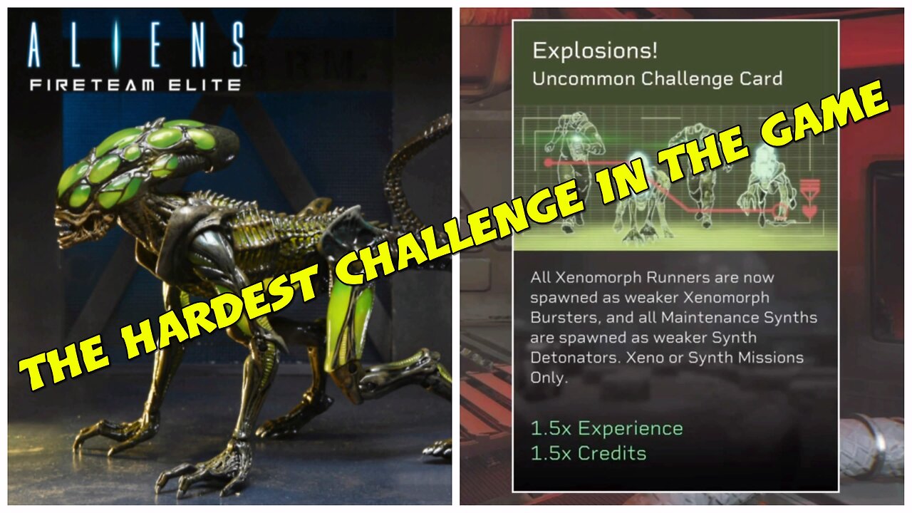 Aliens Fire team Elite Impossible Challenge PART 1