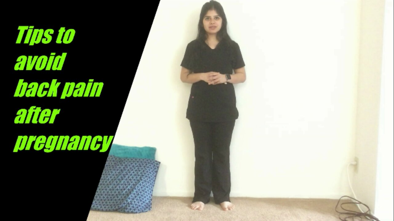 Avoid mid and lower back pain after pregnancy | post pregnancy back pain tips