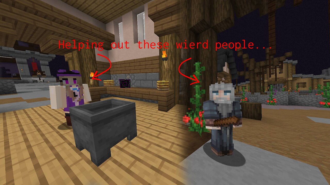 Helping a "Neuroscientist" and a Wizard in the Rift | Minecraft Hypixel Skyblock