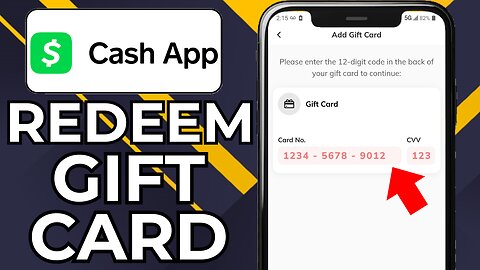 HOW TO REDEEM CASH APP GIFT CARD