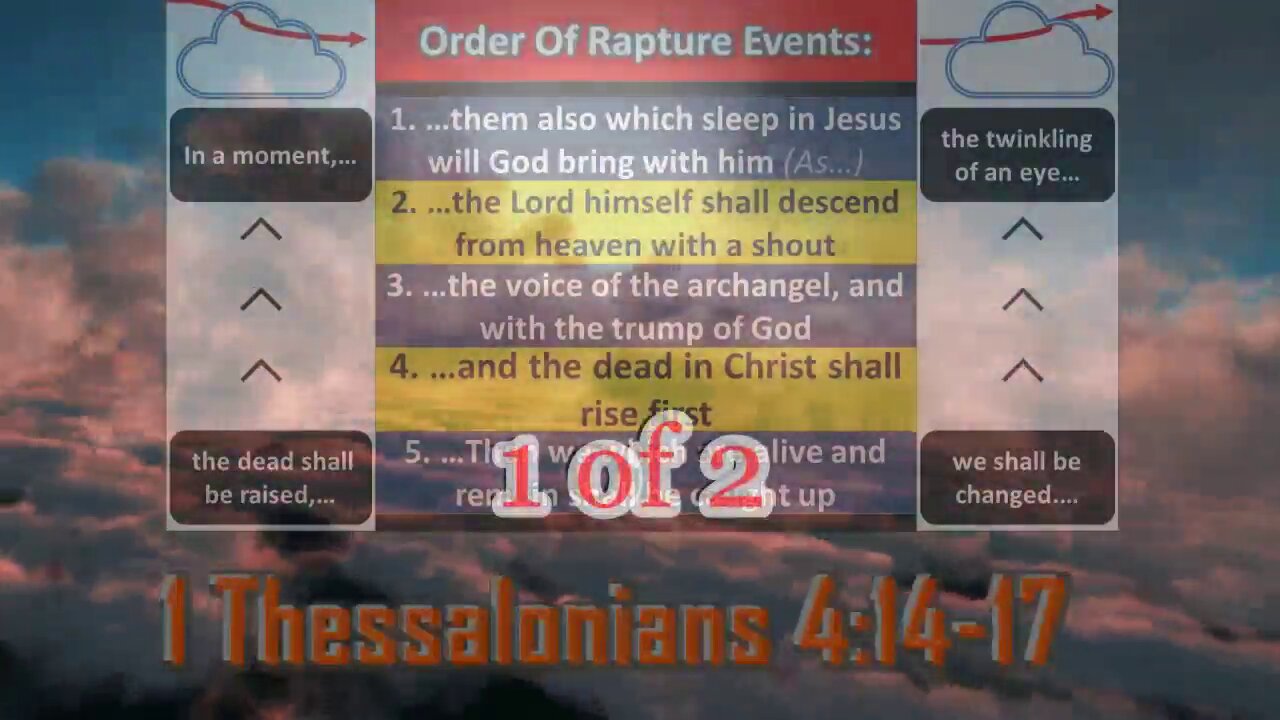 037 Order of Rapture Events (1 Thessalonians 4:14-17) 1 of 2