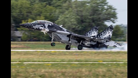 Video shot of the MiG-29UB fighter (N29UB), owned by Jared Isaacman, owner of Draken International.​