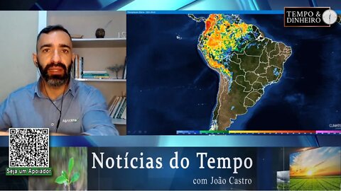 Chuvas continuam escorrendo em direção ao Atlantico. É arriscado o pessoal do PR/MS plantar no pó!