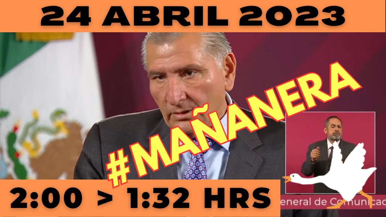 💩🐣👶 #AMLITO | Mañanera Lunes 24 de Abril 2023 | El gansito veloz de 2:00 a 1:32.