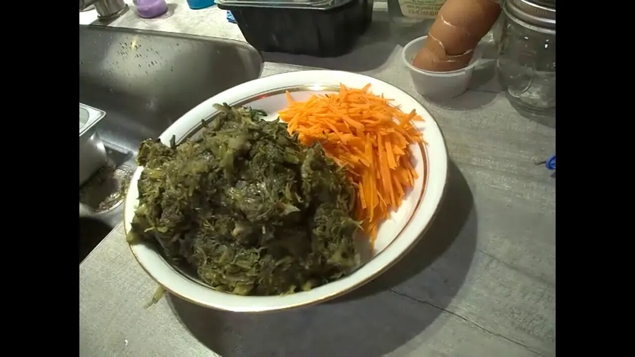 Cooking with store bought can greens