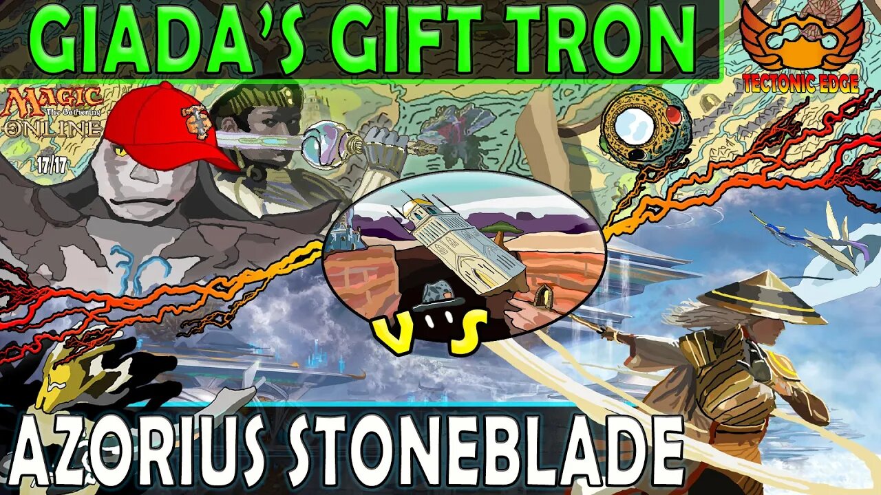 Mono Green Giada's Gift Tron VS Azorius Stoneblade｜15 Seconds Left! ｜Magic The Gathering Online Modern League Match