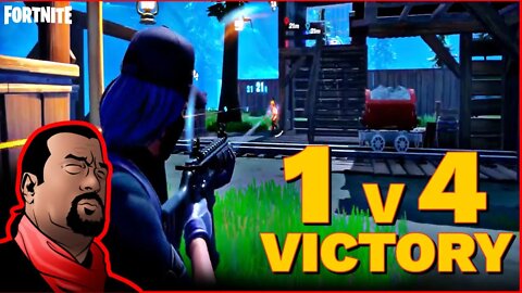 1V4 Victory #Fortnite Highlight