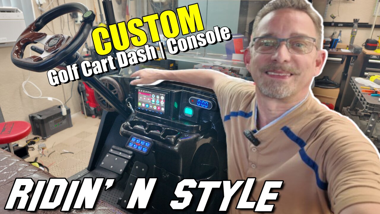 INSTALL a CUSTOM Golf Cart Dash/Console in Your Golf Cart!