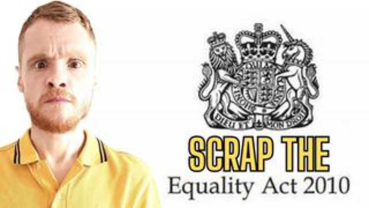 Keith: Scrap The Equality Act 2010.