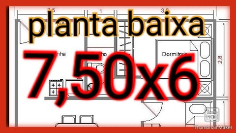 planta baixa7,50x6.