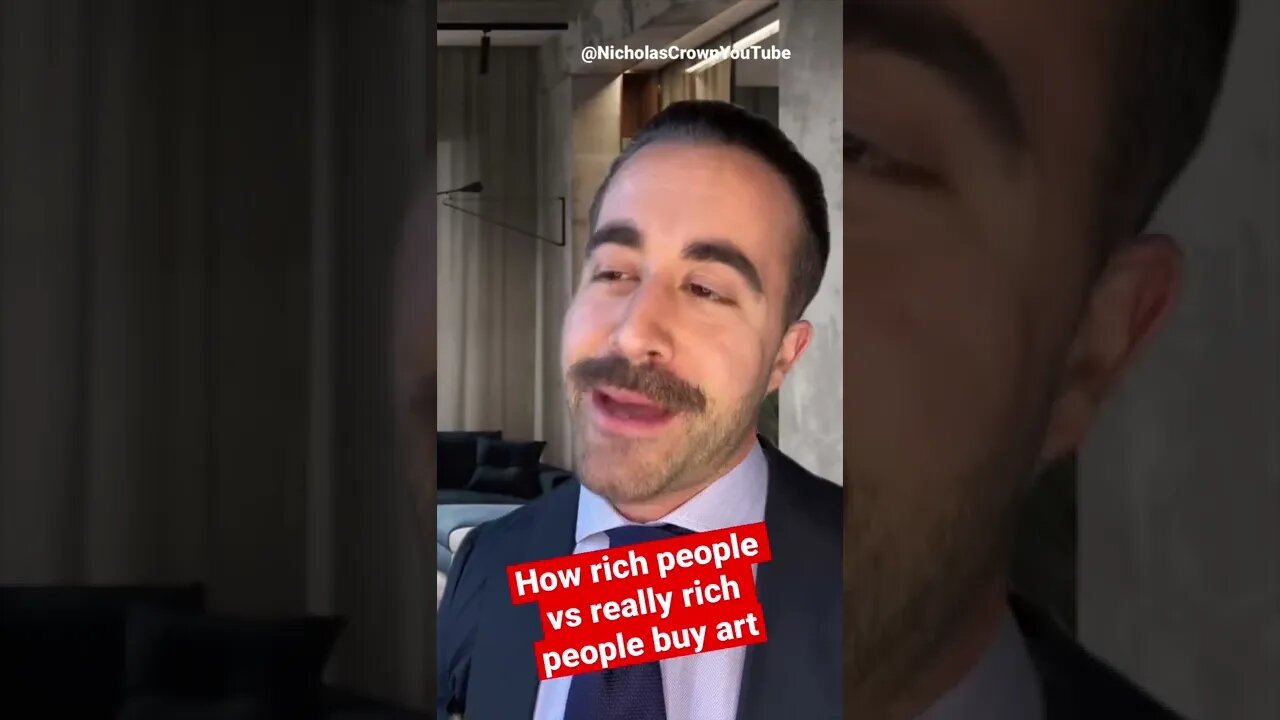 How rich people vs really rich people buy art.